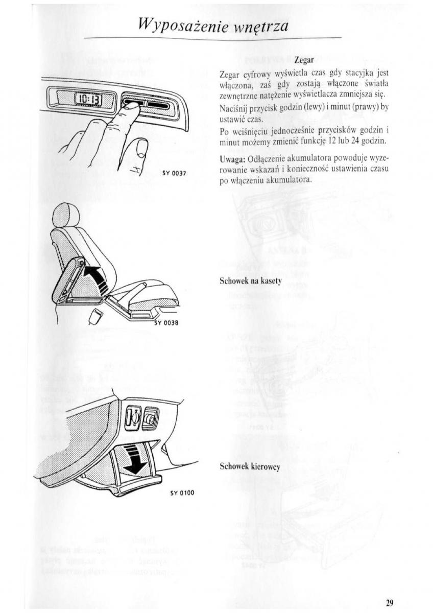 Rover 600 instrukcja obslugi / page 30