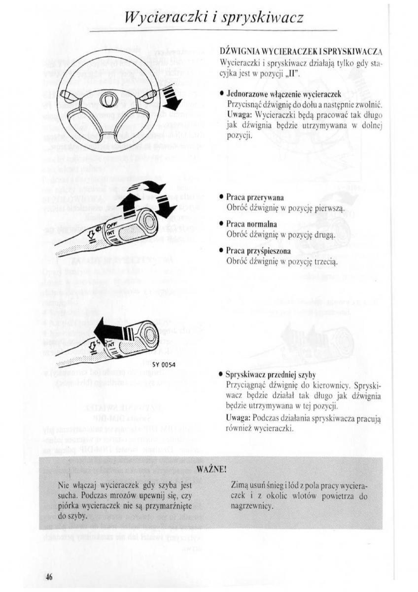 Rover 600 instrukcja obslugi / page 47