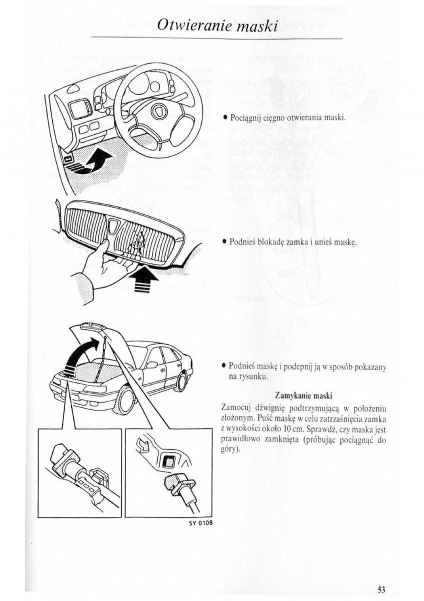 Rover 600 instrukcja obslugi / page 54