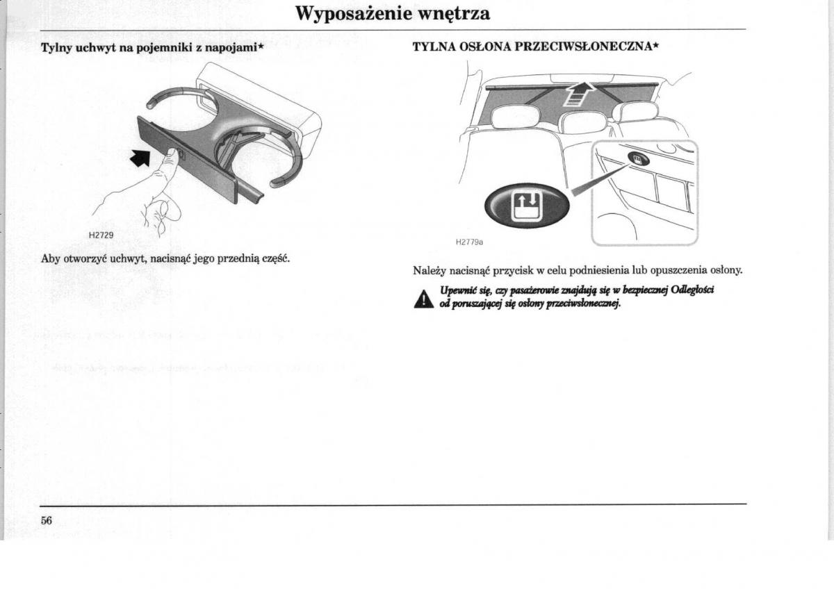 Rover 75 instrukcja obslugi / page 56