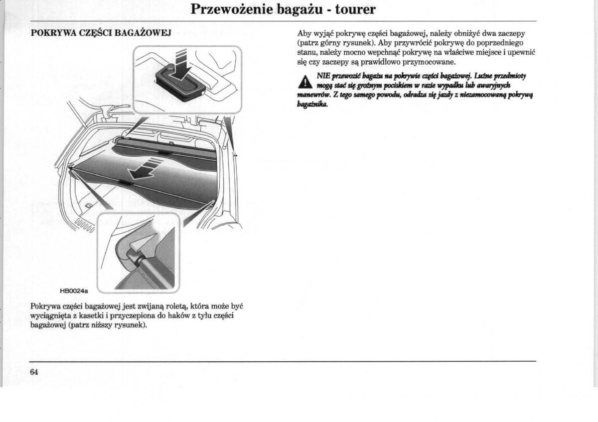 Rover 75 instrukcja obslugi / page 64