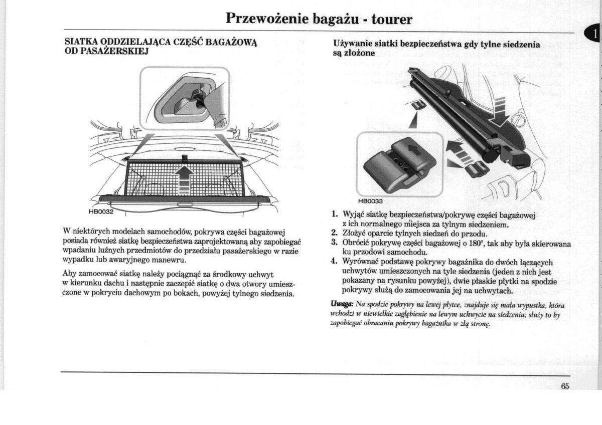 Rover 75 instrukcja obslugi / page 65