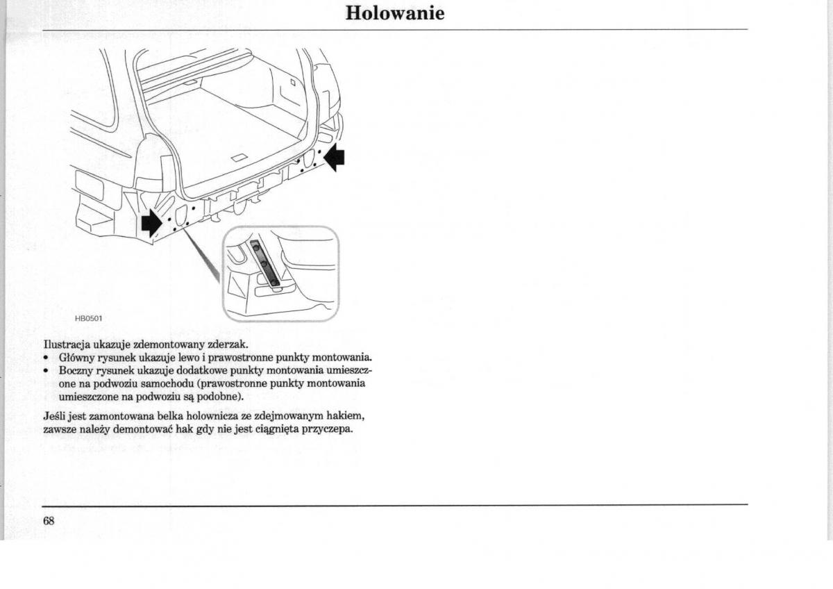 Rover 75 instrukcja obslugi / page 68