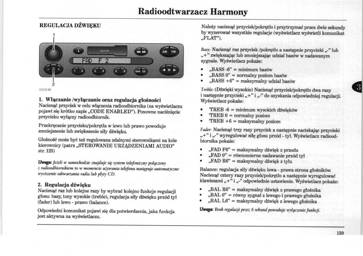 Rover 75 instrukcja obslugi / page 139