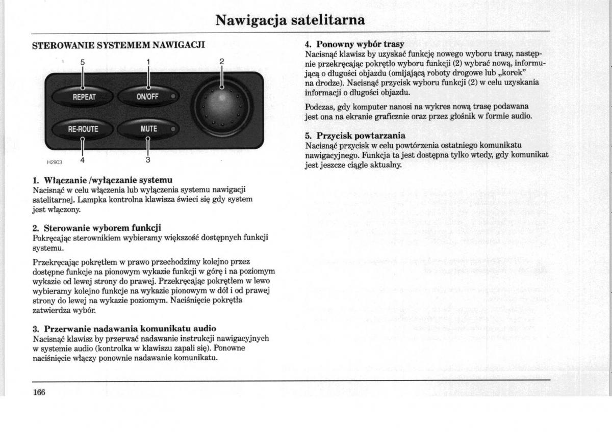 Rover 75 instrukcja obslugi / page 166