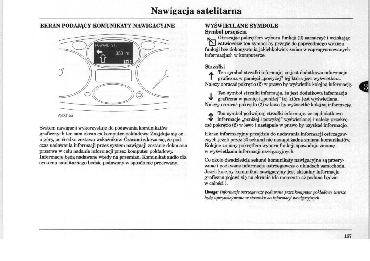 Rover 75 instrukcja obslugi / page 167