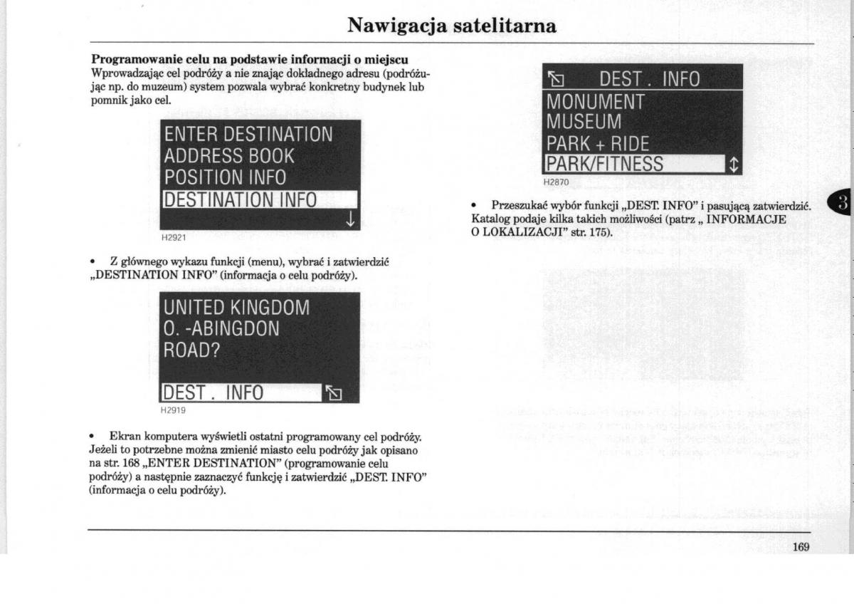 Rover 75 instrukcja obslugi / page 169