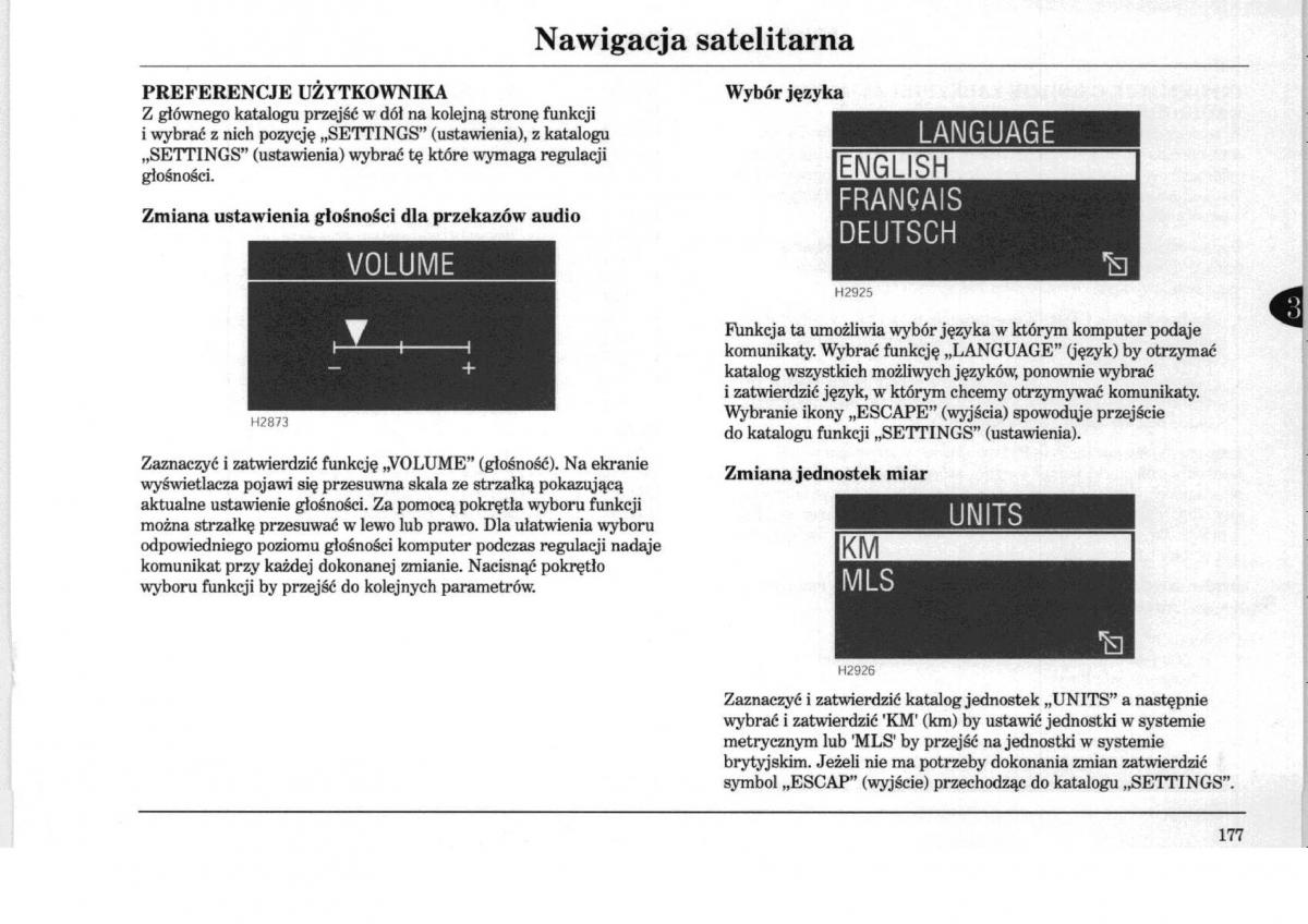 Rover 75 instrukcja obslugi / page 177