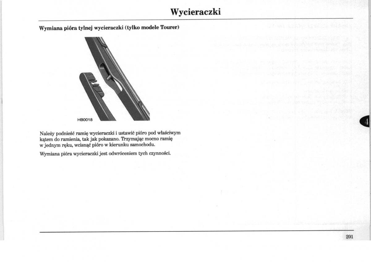 Rover 75 instrukcja obslugi / page 201