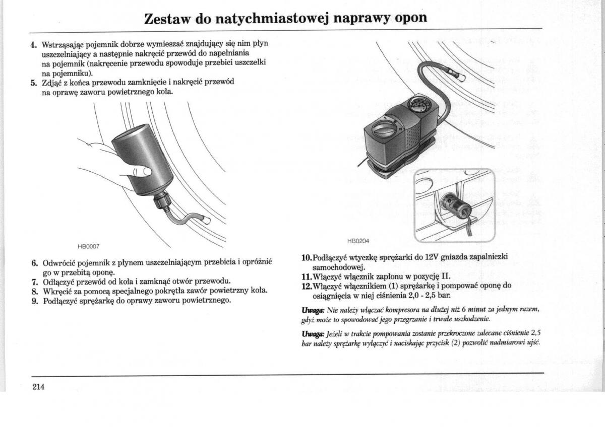 Rover 75 instrukcja obslugi / page 214