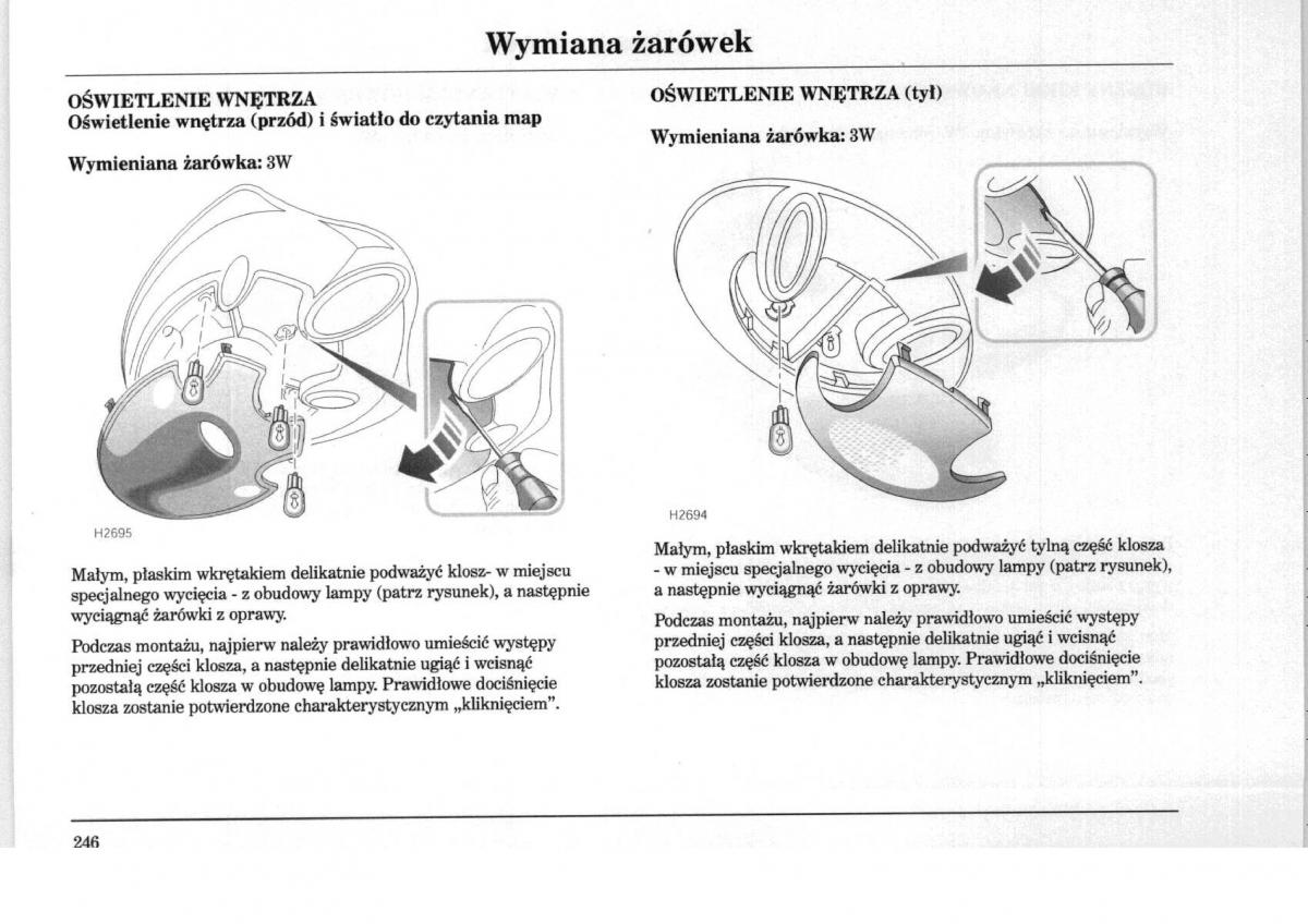 Rover 75 instrukcja obslugi / page 246