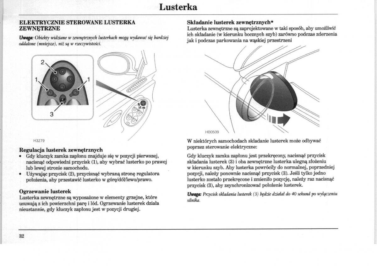 Rover 75 instrukcja obslugi / page 32