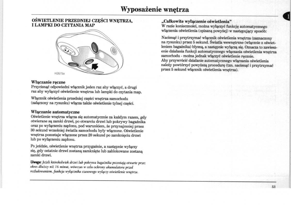 Rover 75 instrukcja obslugi / page 51