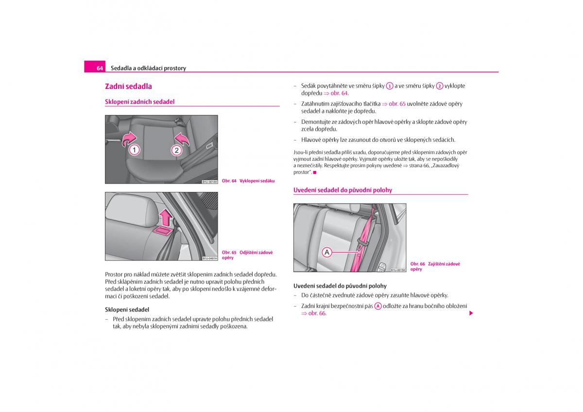 Skoda Octavia I 1 navod k obsludze / page 65