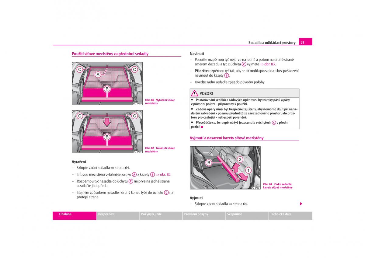 Skoda Octavia I 1 navod k obsludze / page 74