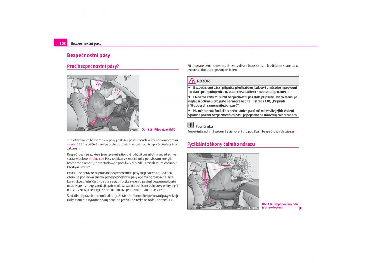 Skoda Octavia I 1 navod k obsludze / page 109