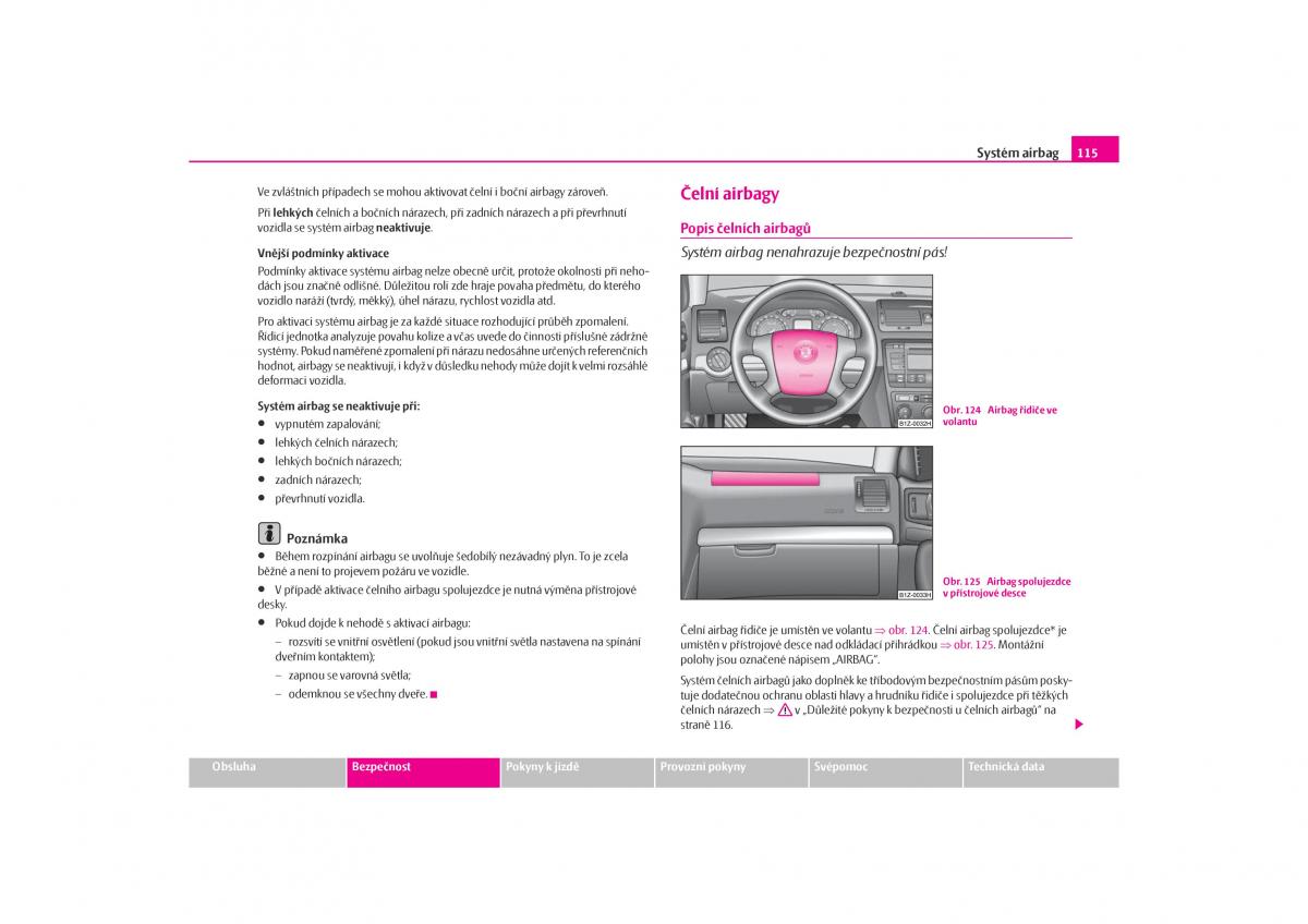 Skoda Octavia I 1 navod k obsludze / page 116