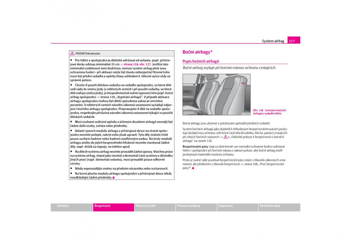 Skoda Octavia I 1 navod k obsludze / page 118