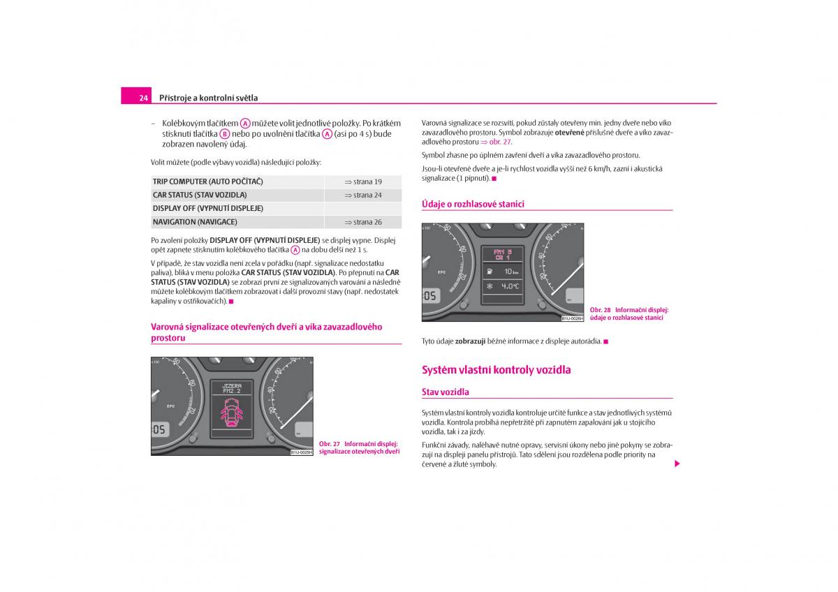 Skoda Octavia I 1 navod k obsludze / page 25