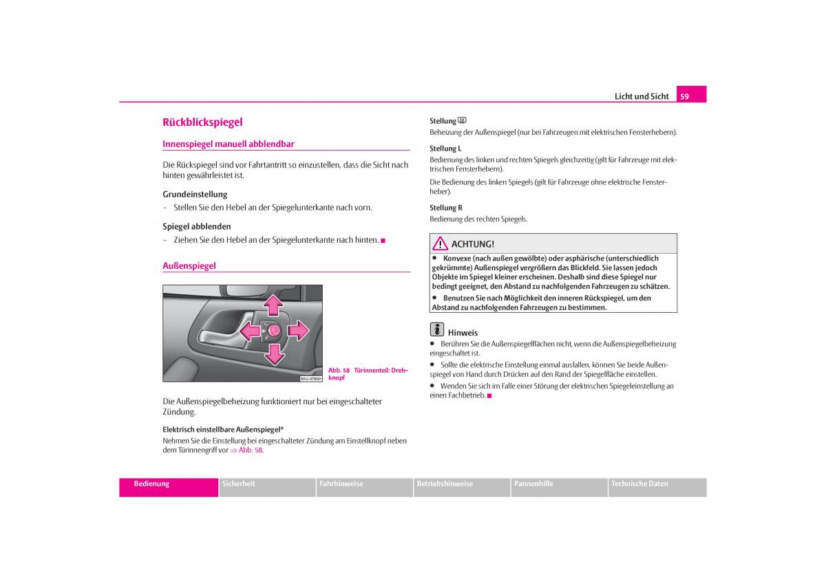 Skoda Octavia I 1 Handbuch / page 60