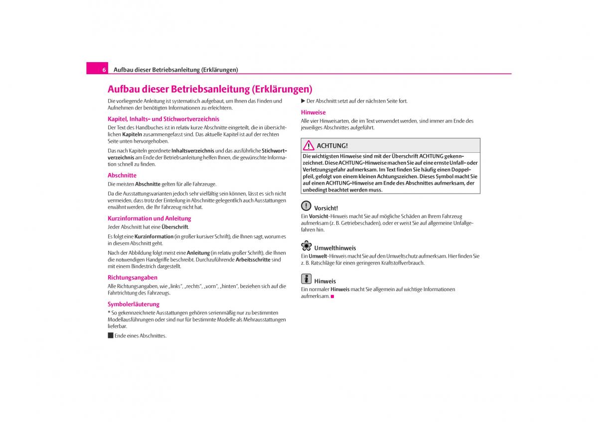 Skoda Octavia I 1 Handbuch / page 7