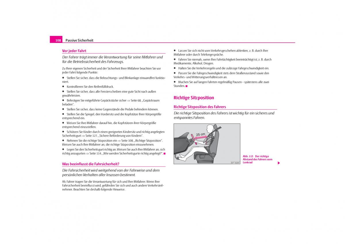 Skoda Octavia I 1 Handbuch / page 109