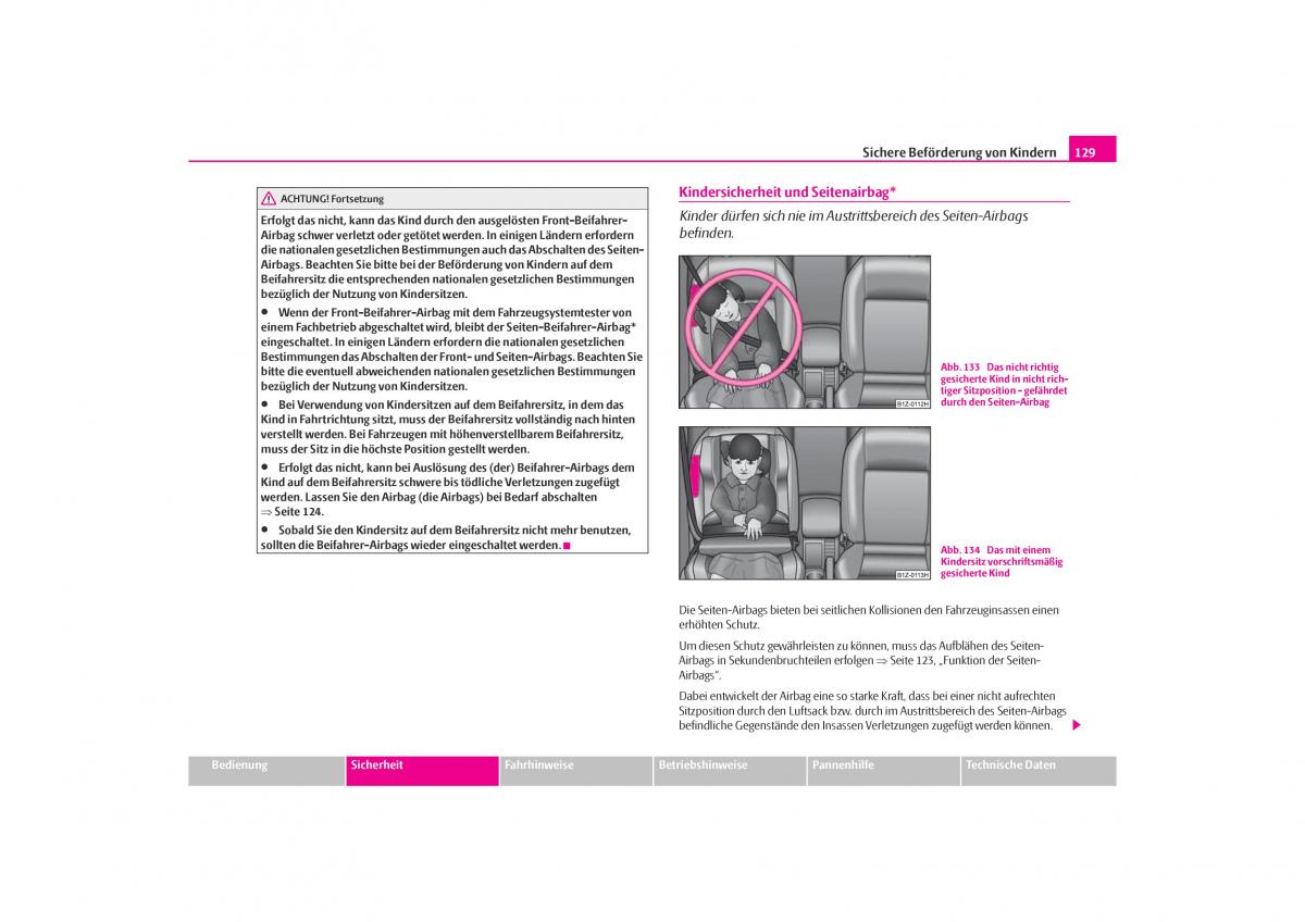 Skoda Octavia I 1 Handbuch / page 130