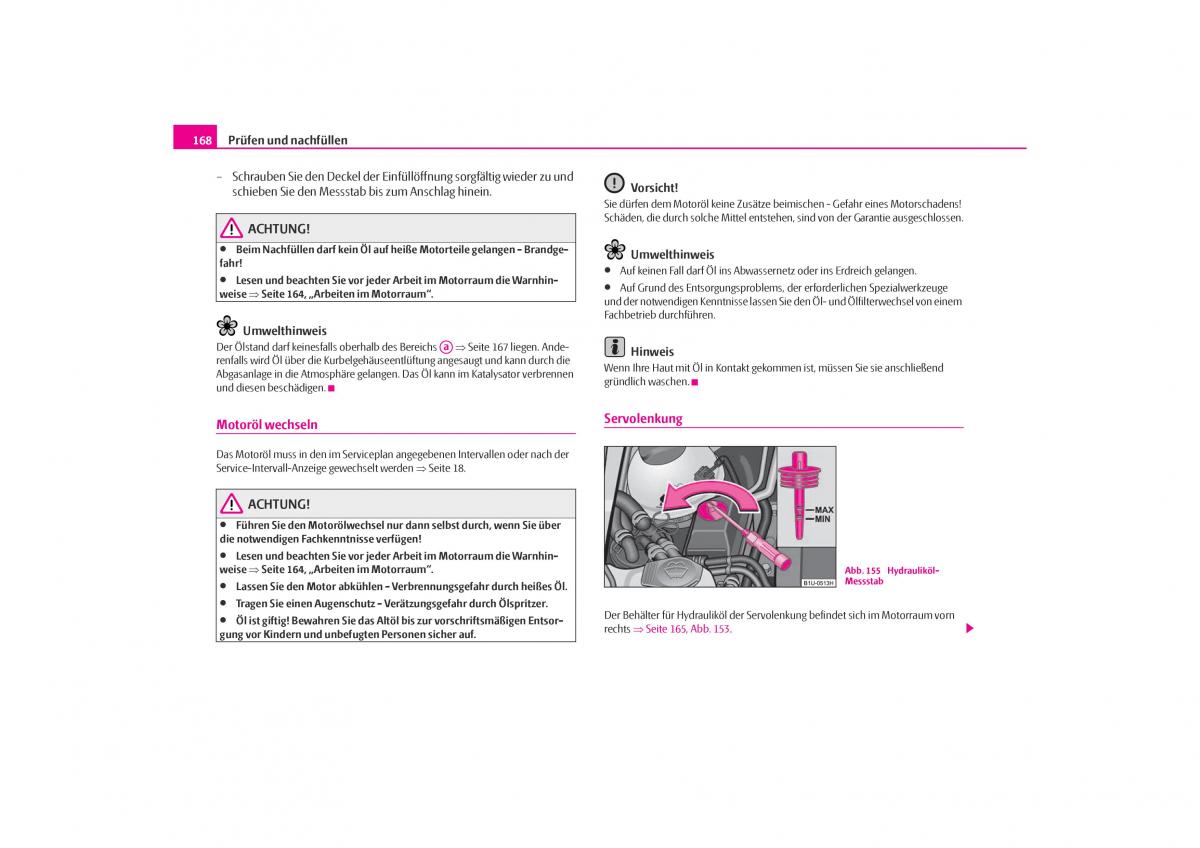 Skoda Octavia I 1 Handbuch / page 169