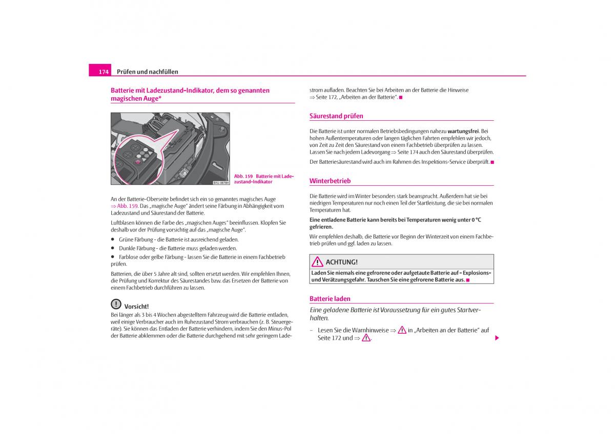 Skoda Octavia I 1 Handbuch / page 175