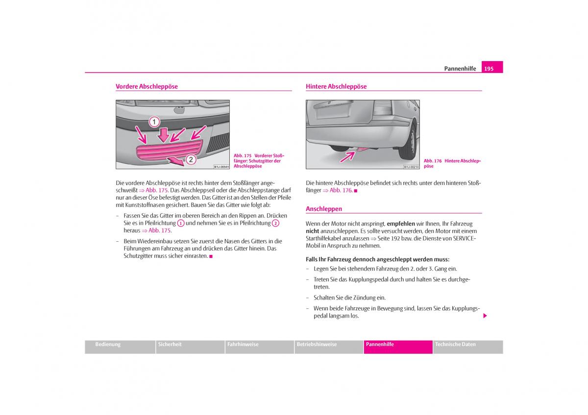 Skoda Octavia I 1 Handbuch / page 196