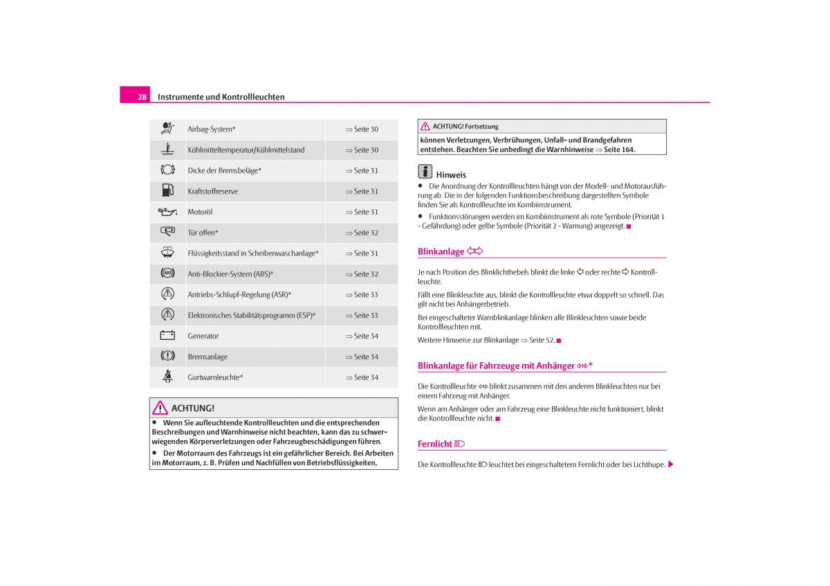 Skoda Octavia I 1 Handbuch / page 29