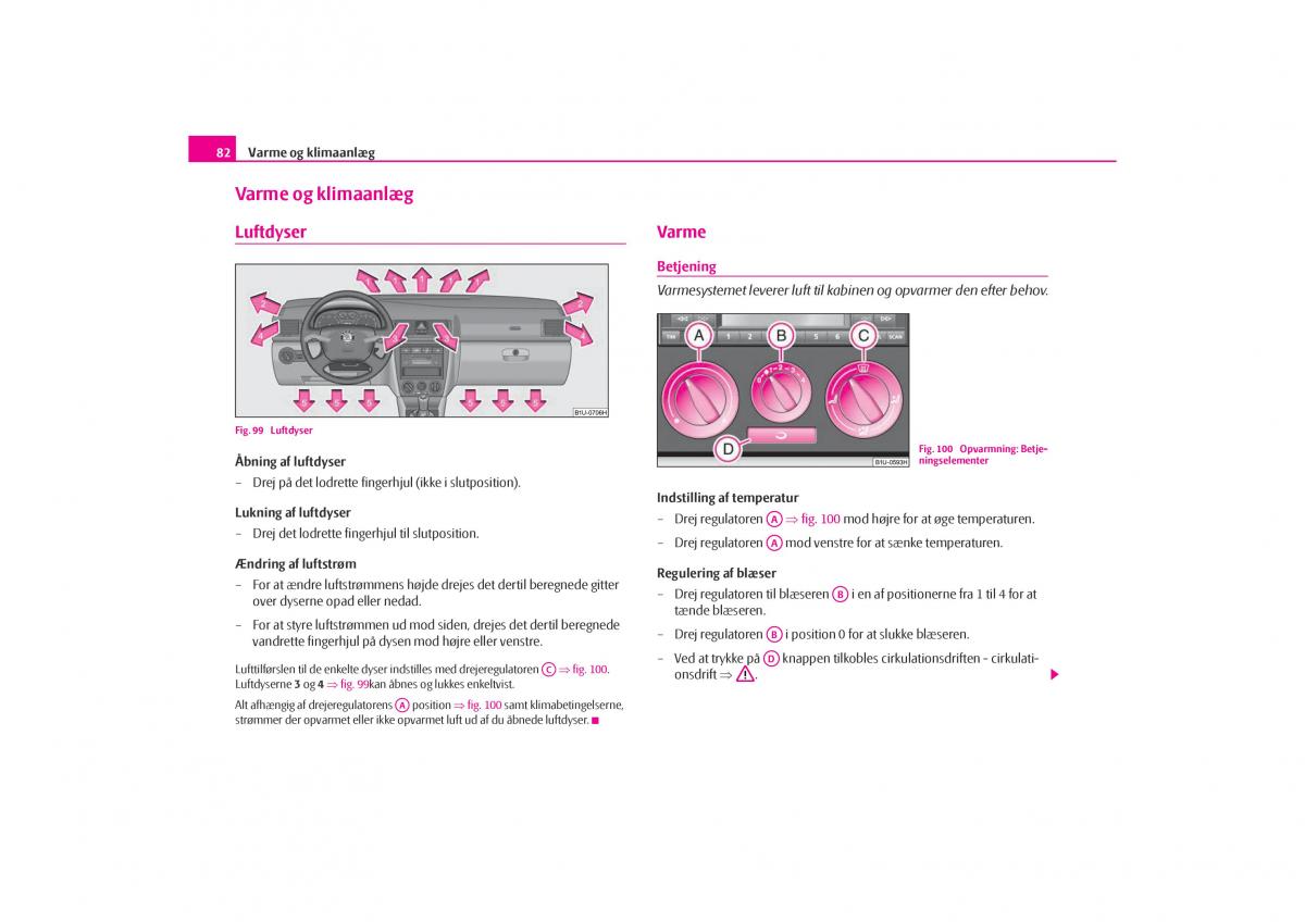 Skoda Octavia I 1 Bilens instruktionsbog / page 83