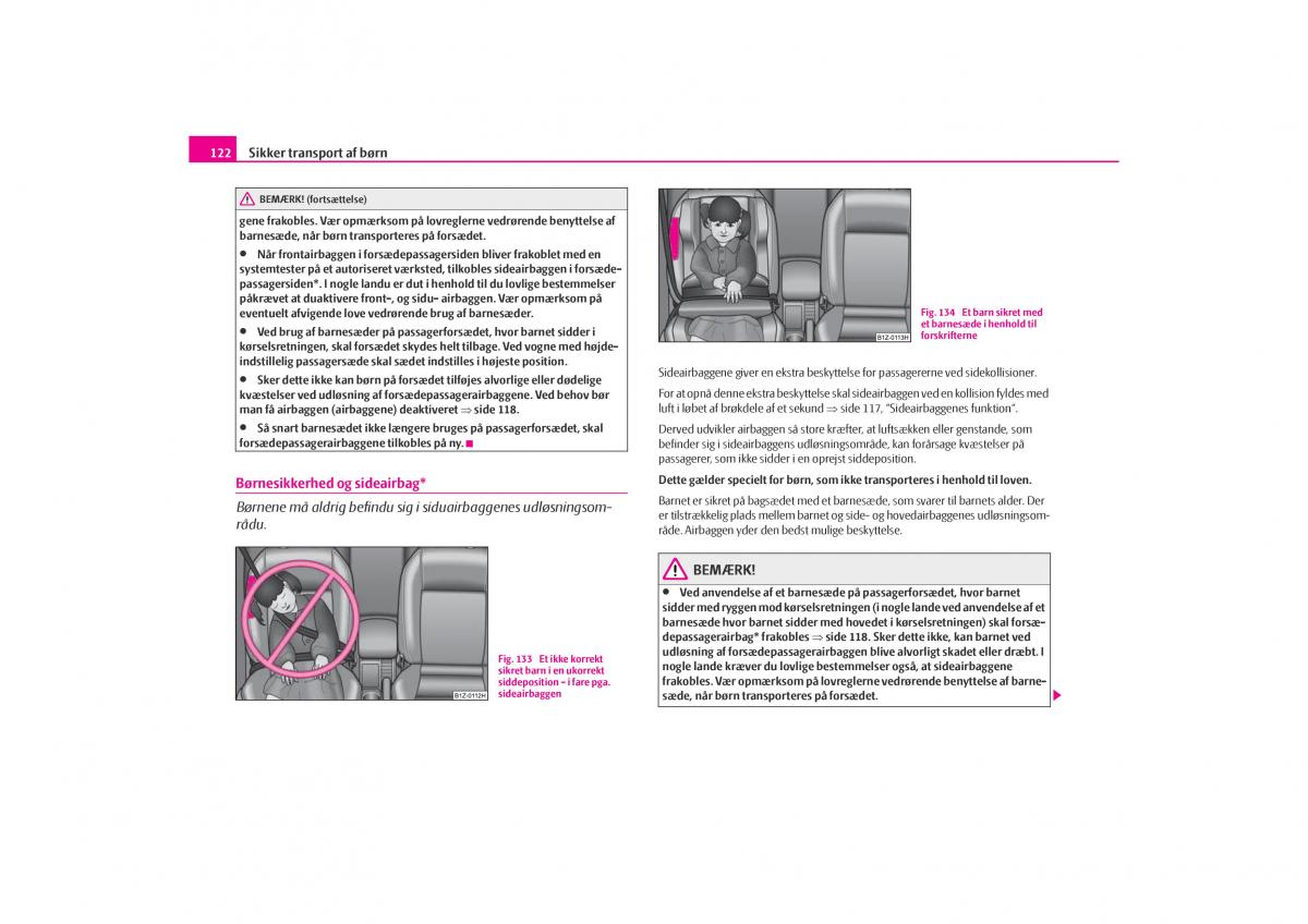 Skoda Octavia I 1 Bilens instruktionsbog / page 123