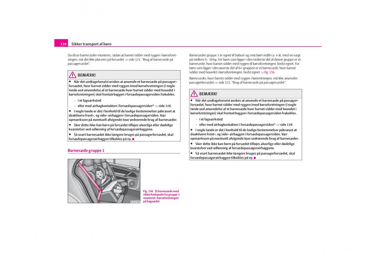 Skoda Octavia I 1 Bilens instruktionsbog / page 125