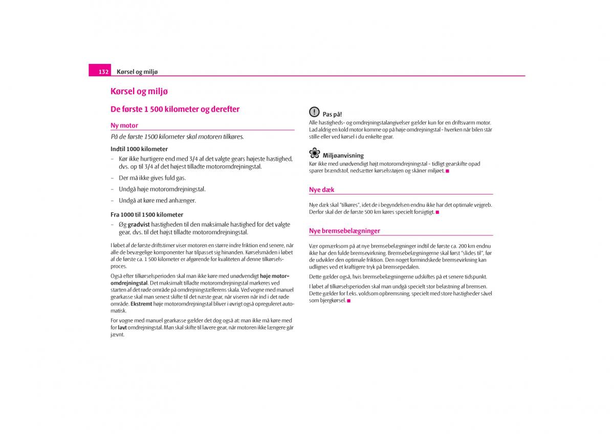 Skoda Octavia I 1 Bilens instruktionsbog / page 133