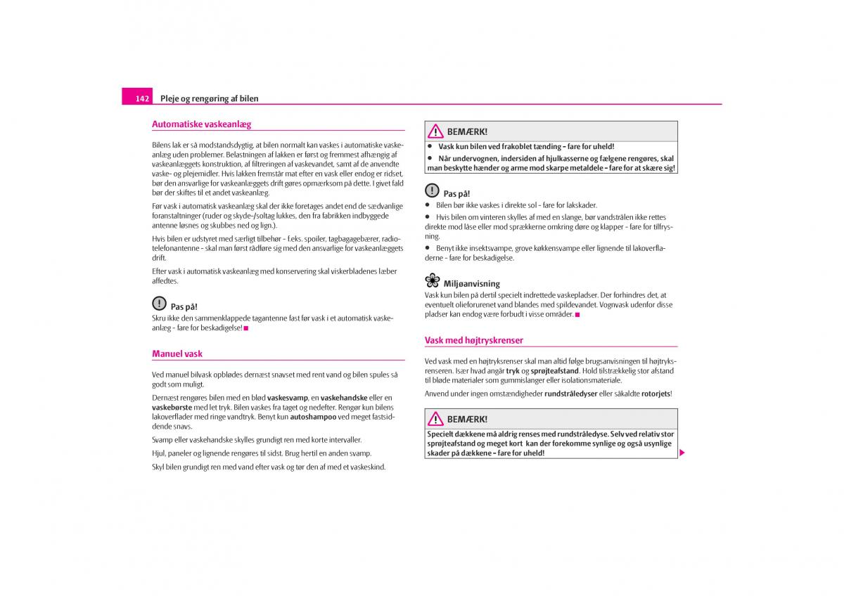 Skoda Octavia I 1 Bilens instruktionsbog / page 143