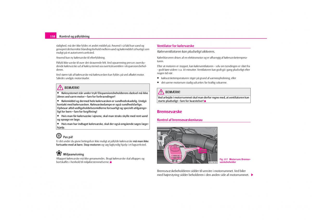 Skoda Octavia I 1 Bilens instruktionsbog / page 159