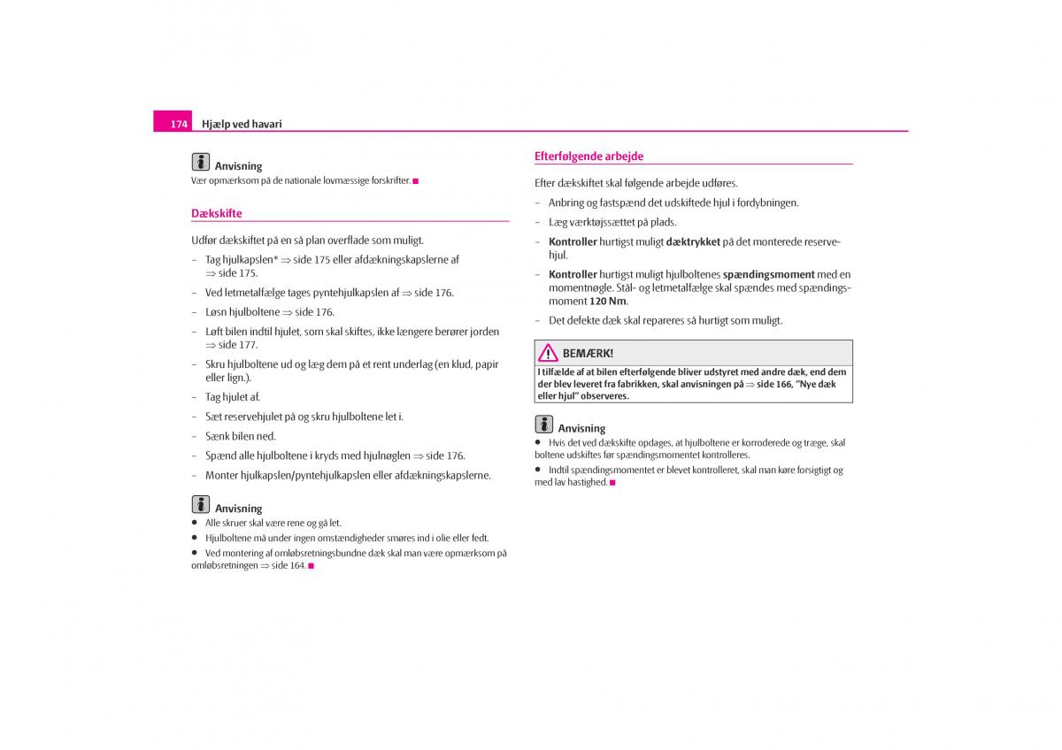 Skoda Octavia I 1 Bilens instruktionsbog / page 175
