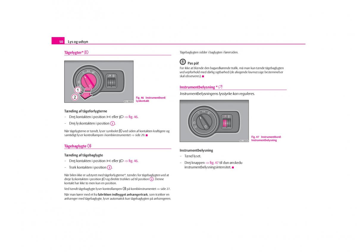 Skoda Octavia I 1 Bilens instruktionsbog / page 51