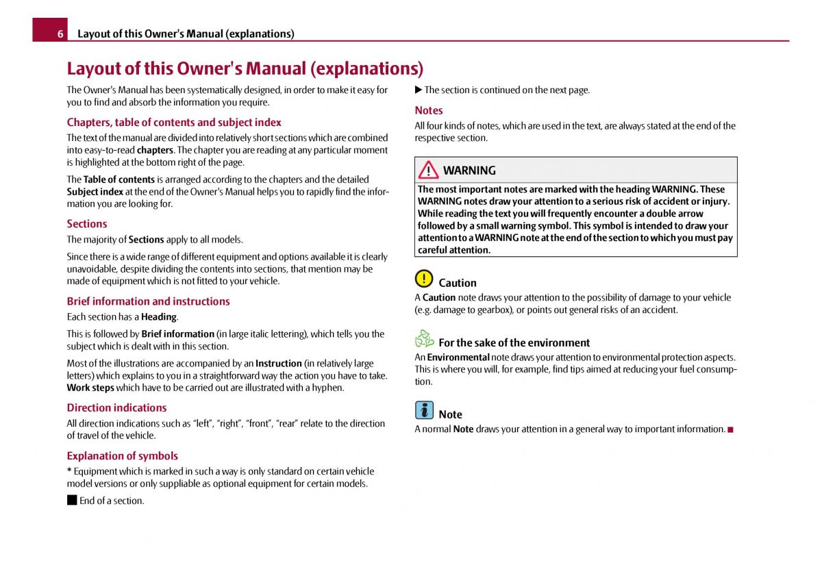 Skoda Octavia I 1 owners manual / page 7