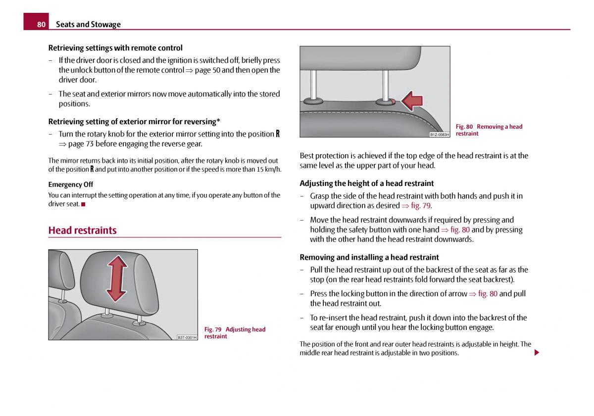 Skoda Octavia I 1 owners manual / page 81