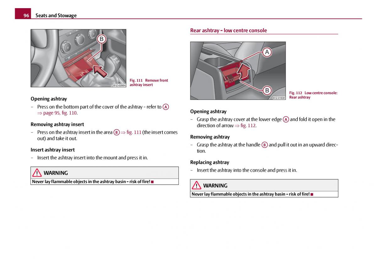 Skoda Octavia I 1 owners manual / page 97