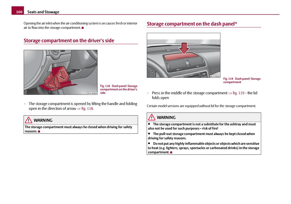 Skoda Octavia I 1 owners manual / page 101