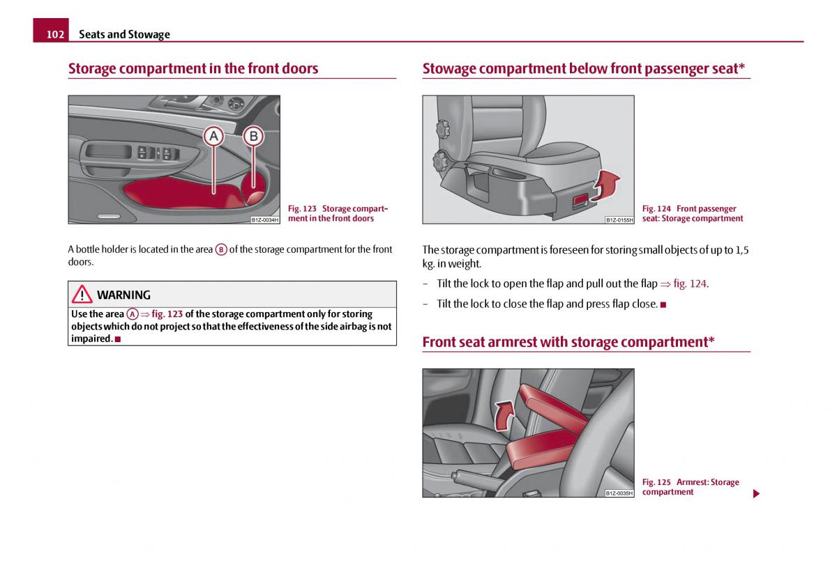 Skoda Octavia I 1 owners manual / page 103