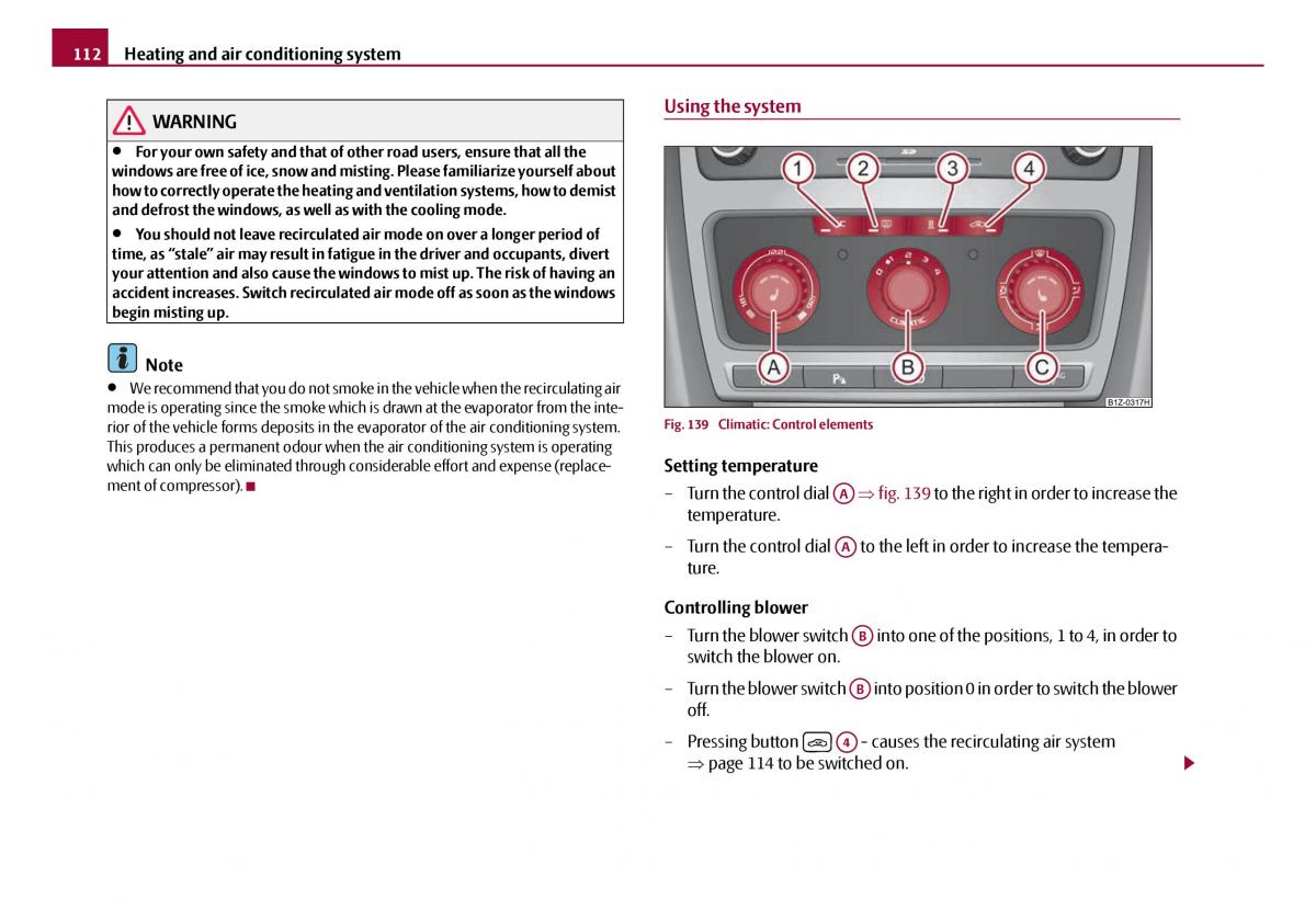 Skoda Octavia I 1 owners manual / page 113