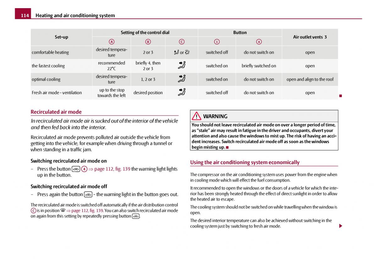 Skoda Octavia I 1 owners manual / page 115