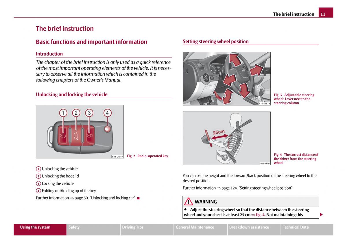 Skoda Octavia I 1 owners manual / page 12