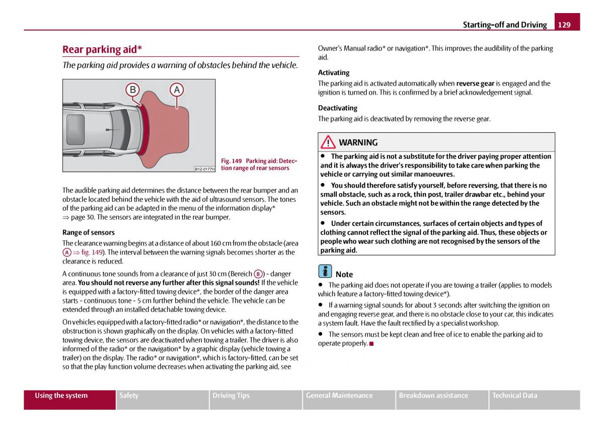 Skoda Octavia I 1 owners manual / page 130