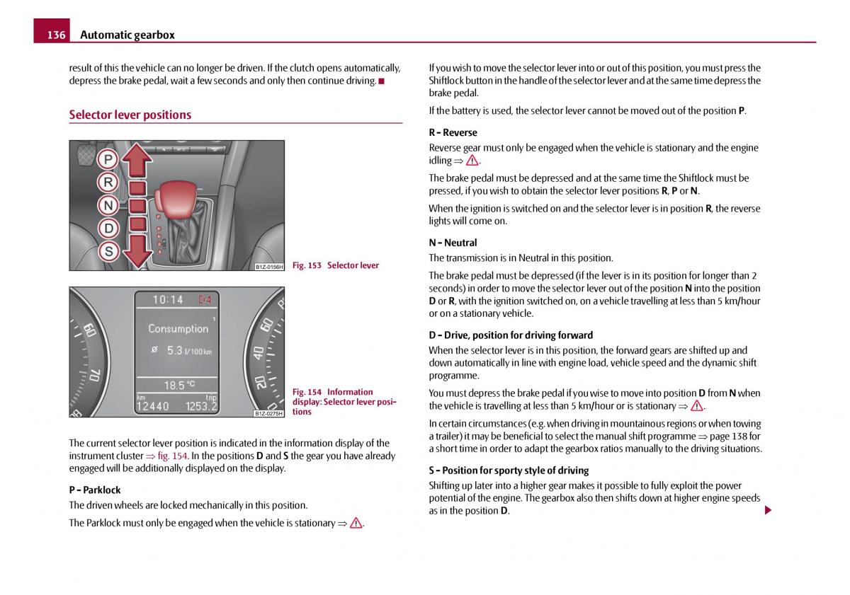 Skoda Octavia I 1 owners manual / page 137