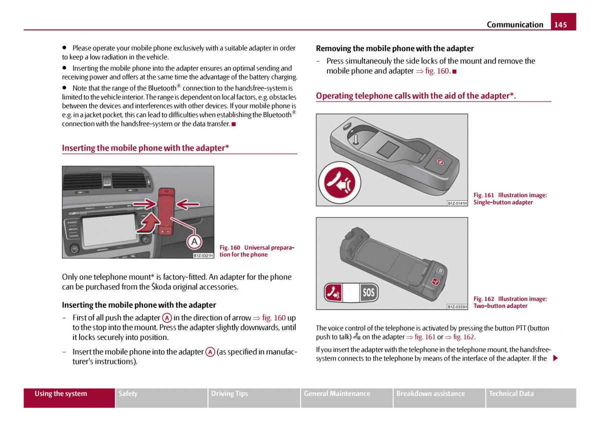 Skoda Octavia I 1 owners manual / page 146